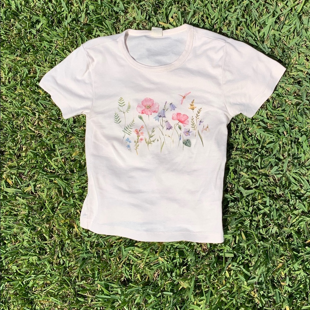 UO Floral babydoll top